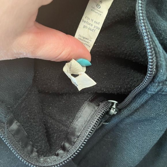 Lululemon Athletica Black Hoodie - Picture 2 of 3
